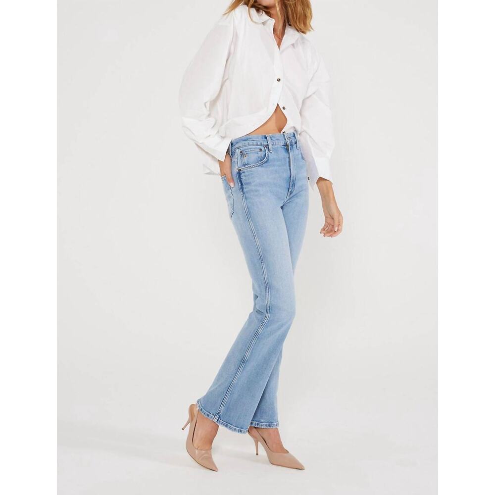 NWT ETICA Women's Anya Modern Flare Jeans - Size 28